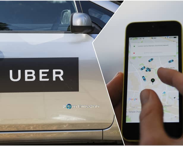 Uber customers in eight more UK cities can book an electric vehicle (Photo: Laura Dale/PA Wire/DANIEL SORABJI/AFP via Getty Images)