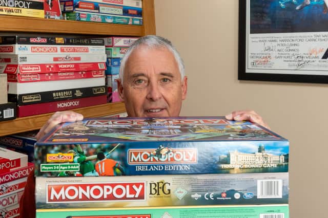 Jason Bunn, World Monopoly Champion, at his home near Leeds