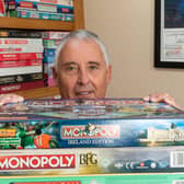 Jason Bunn, World Monopoly Champion, at his home near Leeds