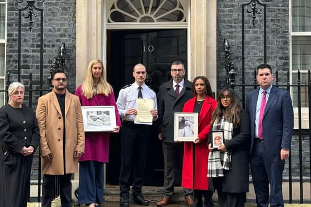 The families delivered a letter to the Prime Minister earlier this month to urging him to intervene regarding the maternity inquiry in Leeds.