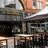 Bars and restaurants on the Merrion Street Area, Leeds. The Brotherhood. Picture taken by Yorkshire Post Photographer Simon Hulme 17th July 2023










