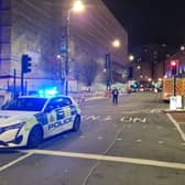 Police have cordoned off Calverley Street in Leeds on Feb 25