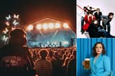 The likes of Man/Woman/Chainsaw (top right) and Jessica Fostekew (bottom right) are among the latest names to be confirmed for Deer Shed 2026.