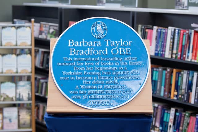 The plaque will be placed by the entrance of Armley Library in the coming weeks.