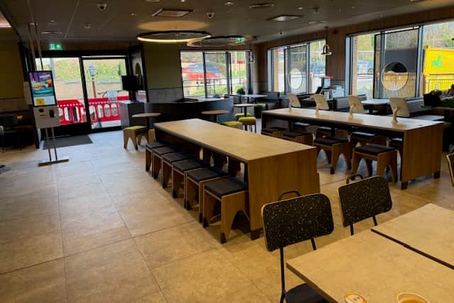 The new look McDonald’s in Guiseley.