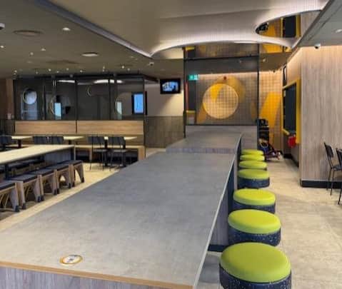 The new look McDonalds in Guiseley.
