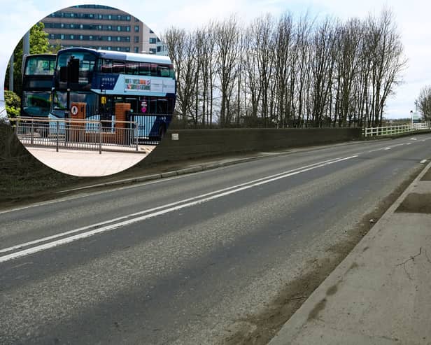 Bus service 175 will divert while the A656 Ridge Road Bridge is replaced between March 2 and December 4.