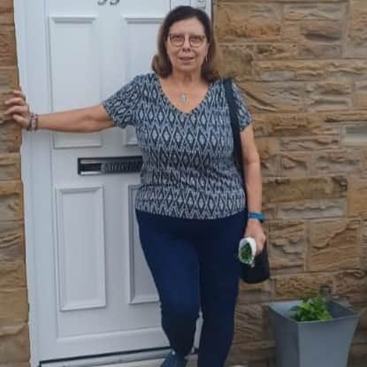 OPENING A NEW DOOR Rita steps confidently into a new chapter after losing 5½ stone — and closing the door on knee surgery for good