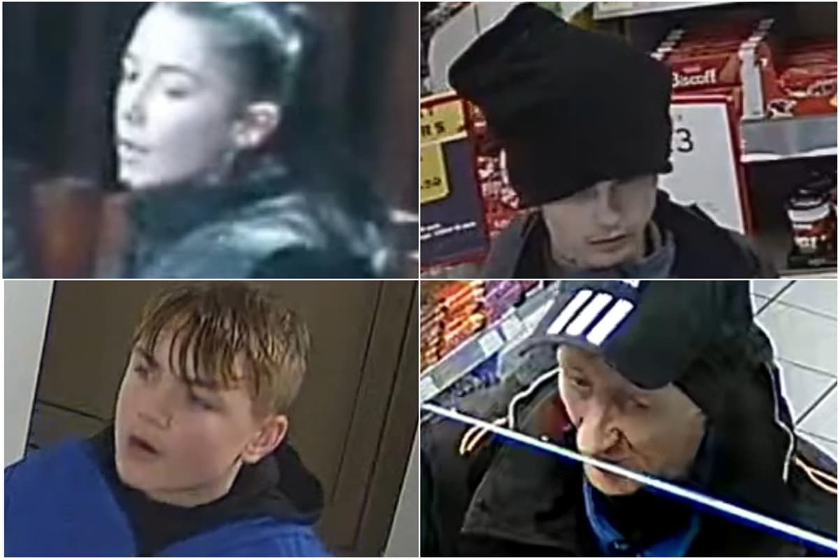 In Leeds von Überwachungskameras erfasst: 53 Fotos der Polizei von West ...