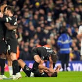 'TRIBUTE': The sheer nature of Manchester City's celebrations in beating Leeds United at Elland Road.