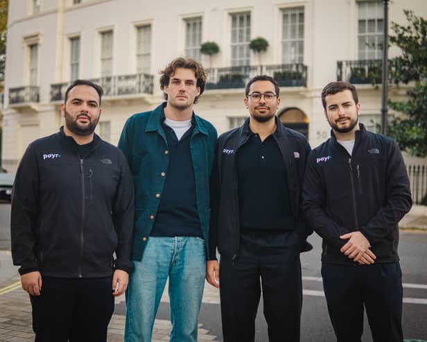 Mohy Jishi (Chief Operations Officer), Victor Della Faille (Chief Financial Officer), Sami Hassan (Chief Technology Officer) and Arthur Greenwood (Chief Executive Officer)