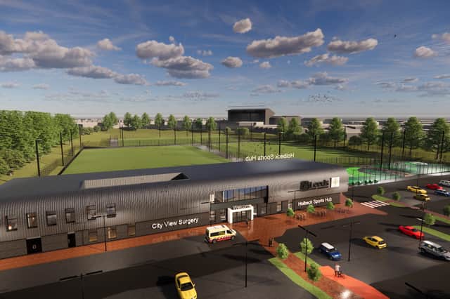 Holbeck Sports Hub will provide three full-size artificial grass football pitches.