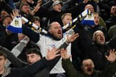 Leeds United fans at Elland Road.