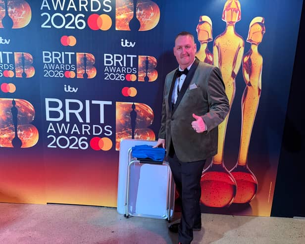 Danny Malin at the BRIT Awards 2026