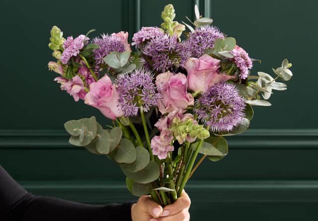 Mother's Day Allium & Rose Bouquet