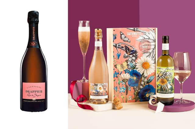 Rosé de Saignée from Champagne Drappier or Laithwaites Kew Gardens Carricante & Crémant Rosé