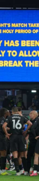 LESSONS: Learned from the Ramadan break during Leeds United's Premier League clash against Manchester City at Elland Road, above.