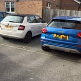 Officers found a white Skoda Fabia immediately alongside the Audi.