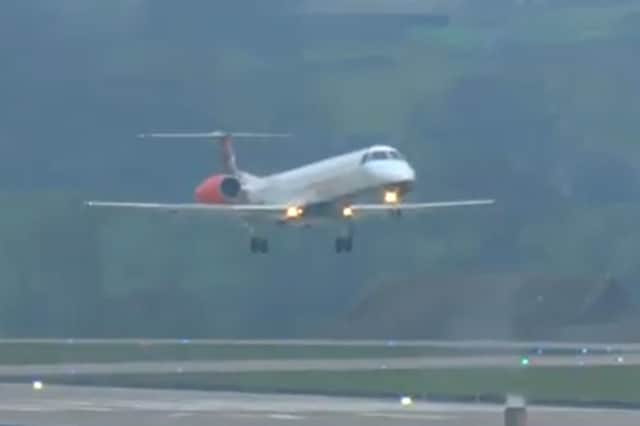 Norwich City FC fly into Leeds Bradford Airport ahead of their fifth round FA Cup tie with Leeds United.