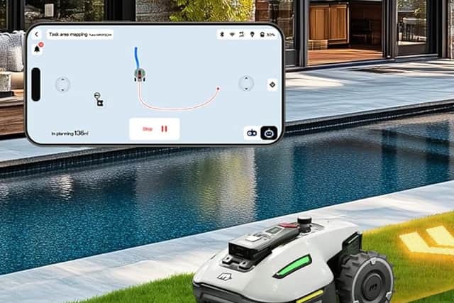 Hook it up to the app, and you can keep track of its progress from anywhere