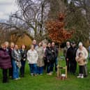 Residents of Rothwell came together to mark the unveiling of the memorial tree.