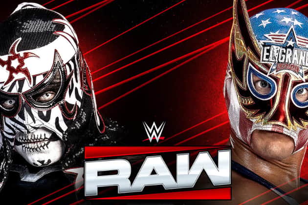 New IC champion Penta takes on The Original El Grande Americano on this evening's episode of WWE Monday Night Raw on Netflix.