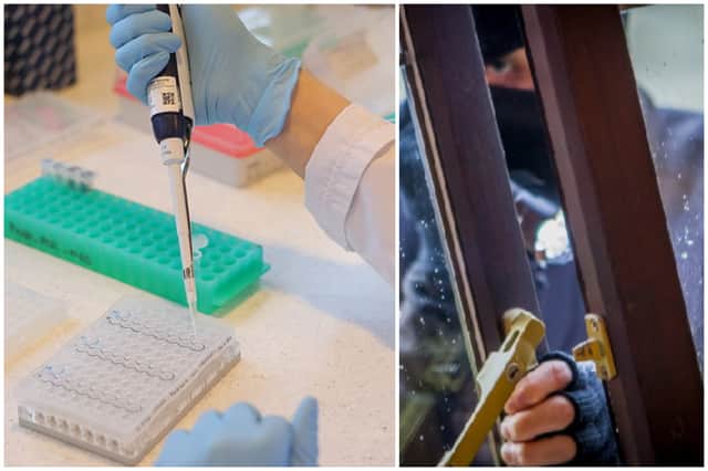 DNA from swabs taken from the rape victim 49 years ago matched with David Sharp, Leeds Crown Court was told.