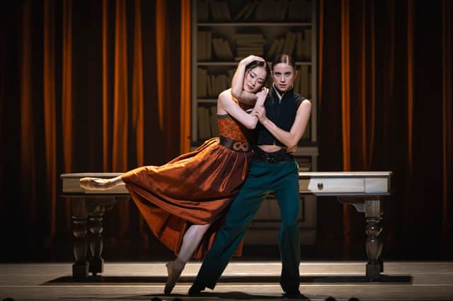 Gemma Coutts as Anne alongside Saeka Shirai as Marianna