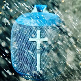 The Ultimate Ears Wonderboom 4 Portable Waterproof Bluetooth Speaker is a  holiday-ready waterproof travel speaker.