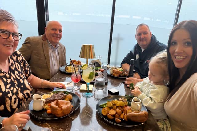 Danny Malin visited Three Flames steakhouse for an early Mother’s Day Sunday dinner