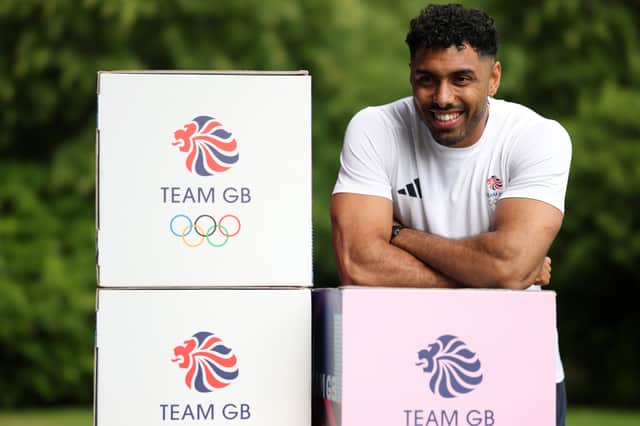 FLYING THE FLAG: Leon Greenwood for Team GB but also Batley and Leeds.