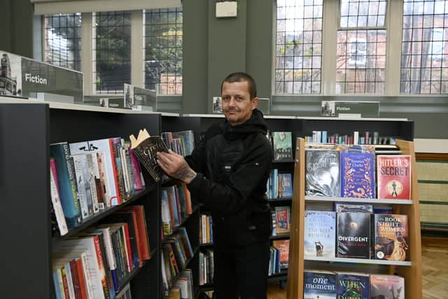 Library user Danny Klatkiewicz said that he visits Armley Library on a near-daily basis and it has helped support him through difficult times.