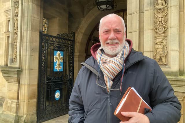   Mark Jennings, of Normanton Town Council, spoke against plans to build more than 450 homes in the town at a planning committee meeting at Wakefield Town Hall.