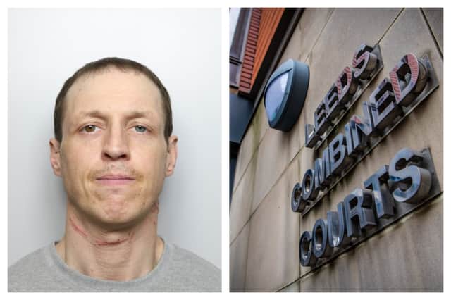 Luke Pattison, of no fixed abode, was jailed at Leeds Crown Court on Friday.