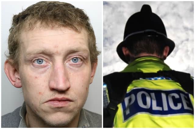 Smith (pictured) is wanted over a series of burglaries in Wakefield and Kirklees.