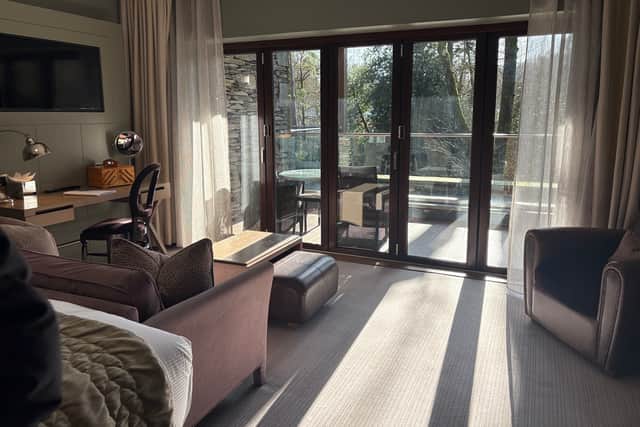 Our beautiful Fireside Suite at Brimstone