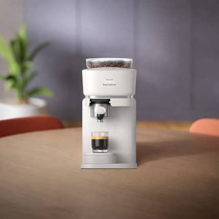 As compact as a pod machine, but as clever as a bean-to-cup machine - the Baristina aims to be the best of both worlds