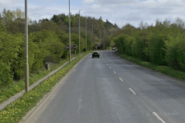 A road closure and signed diversion is in place at A660 Leeds Road, near Golden Acre Park.