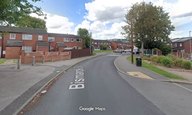 Armed police swooped on Bismarck Street, Holbeck on March 18