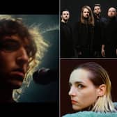 [Clockwise from left] Geese, Fit For A King and Jehnny Beth are just some of the highlights in what is set to be a huge weekend and week ahead for concerts in Leeds.