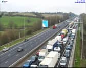 Major traffic on M62 after multi-vehicle crash on March 19