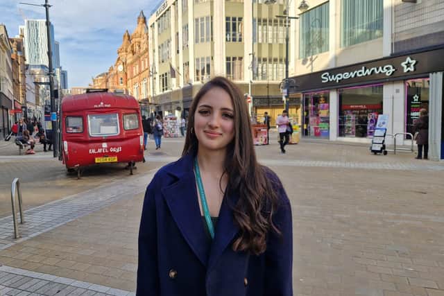 College student Sofia Rhodes said: 'I would like to walk down and not feel like I’ll get ran over.’