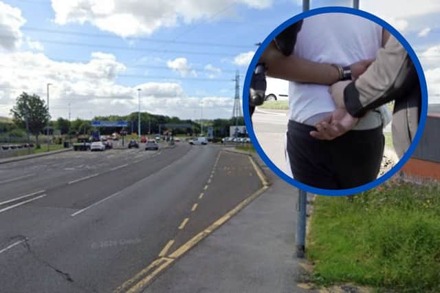 Leggett refused to be cuffed on Park Road in Castleford and put a female officer in a headlock.