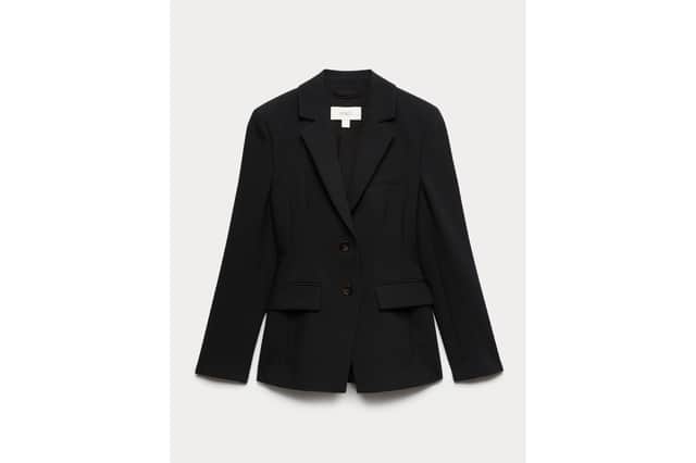 M&S Tailored cinched waist blazer