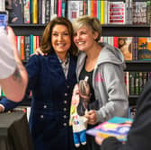 Jane McDonald, singer and songwriter, and television presenter, visited HMV in Trinity Walk, Wakefield for an exclusive album 'Living The Dream' signing one of only four sessions taking place across the country.