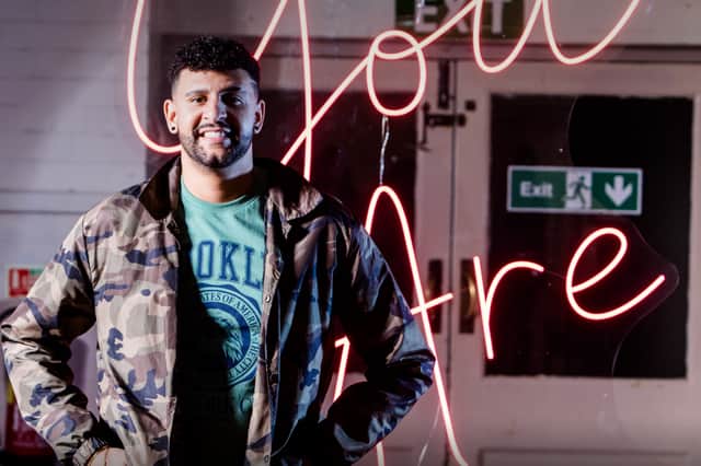 Traitors star Theo is playing Bob, Captain Bristol, and Muhumuza in Come From Away