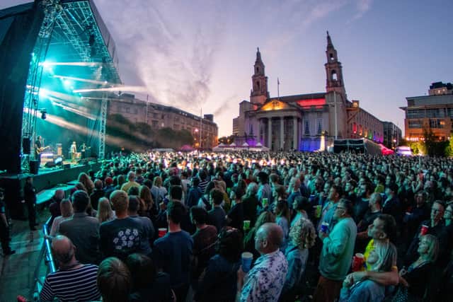 Yard Act's last headline show in Leeds was a triumphant gig in the Millennium Square.