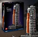 The LEGO Artemis Space Launch System set recreates NASA’s next-generation Moon rocket, complete with launch tower and Orion capsule