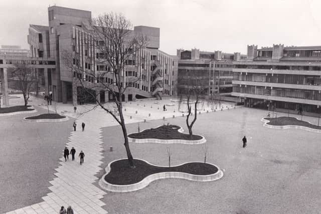 The Roger Stevens building.