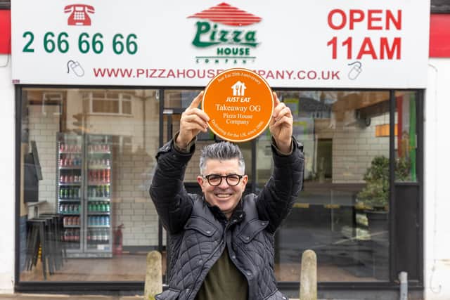 Jones Shamsi owner of Pizza House Company in Leeds said that being on Just Eat for 20 years has "helped us evolve with the industry".